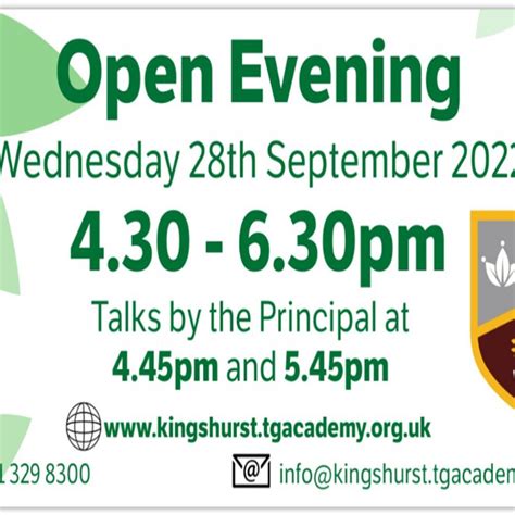 tudor grange open evening.